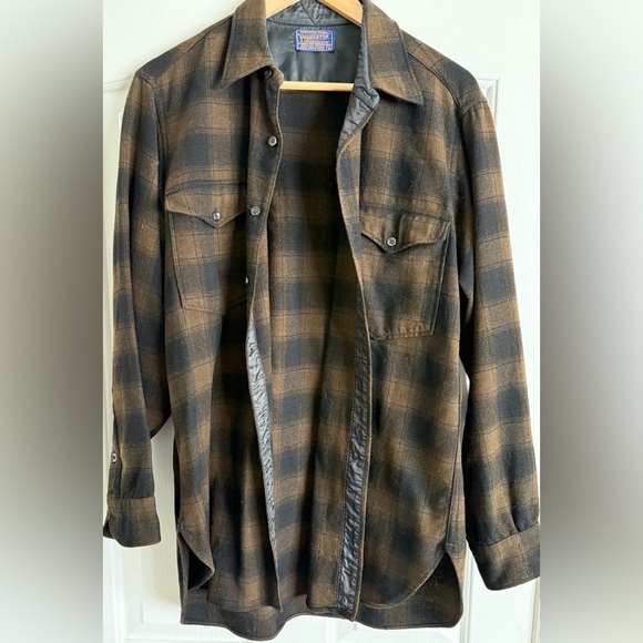 🔥 RARE VINTAGE Pendleton 100% Virgin Wool Flannel Shirt XL/XXL Made in USA 🔥 - Picture 5 of 10